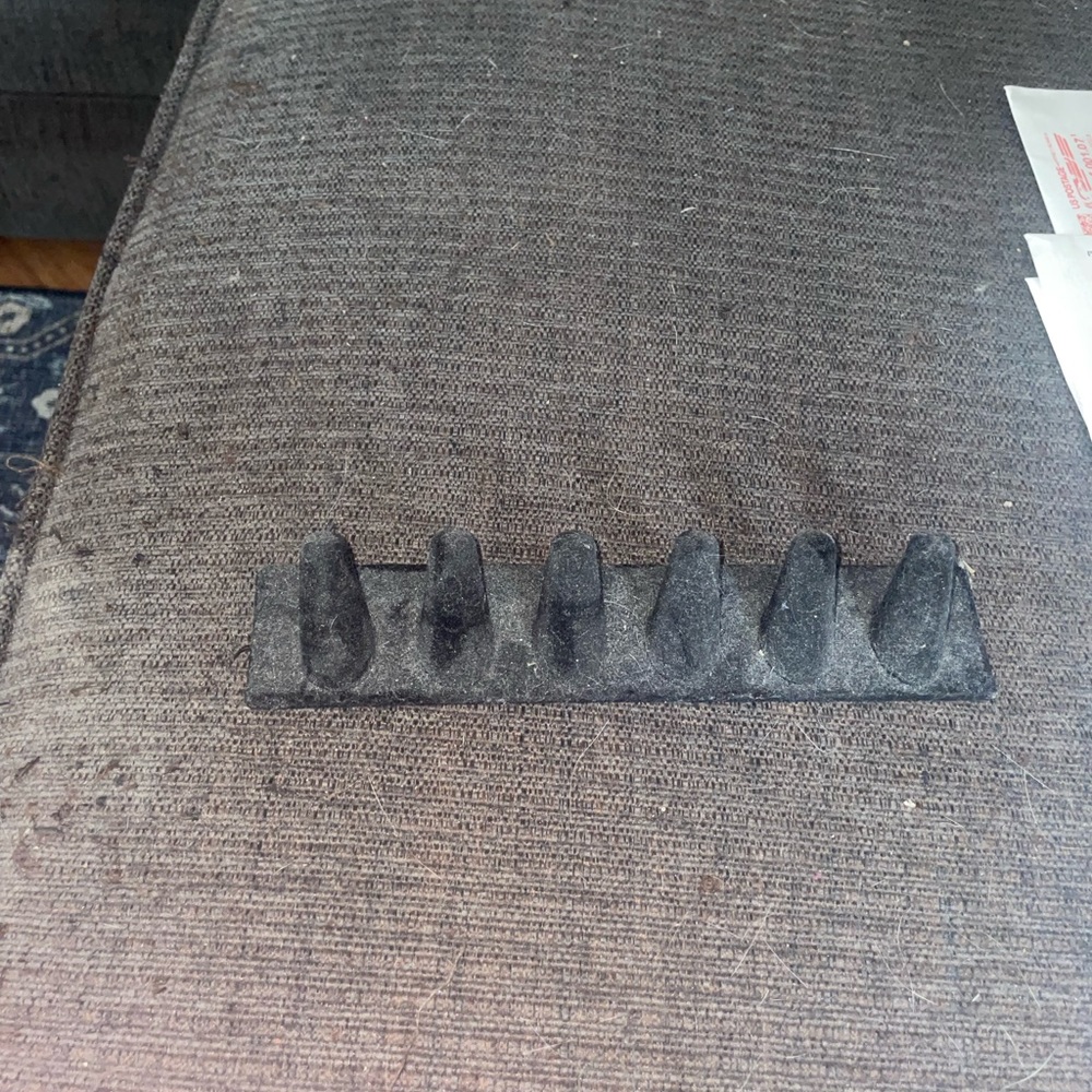 black ring stand